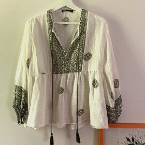 Zara Boho Top, Size S, NWOT.